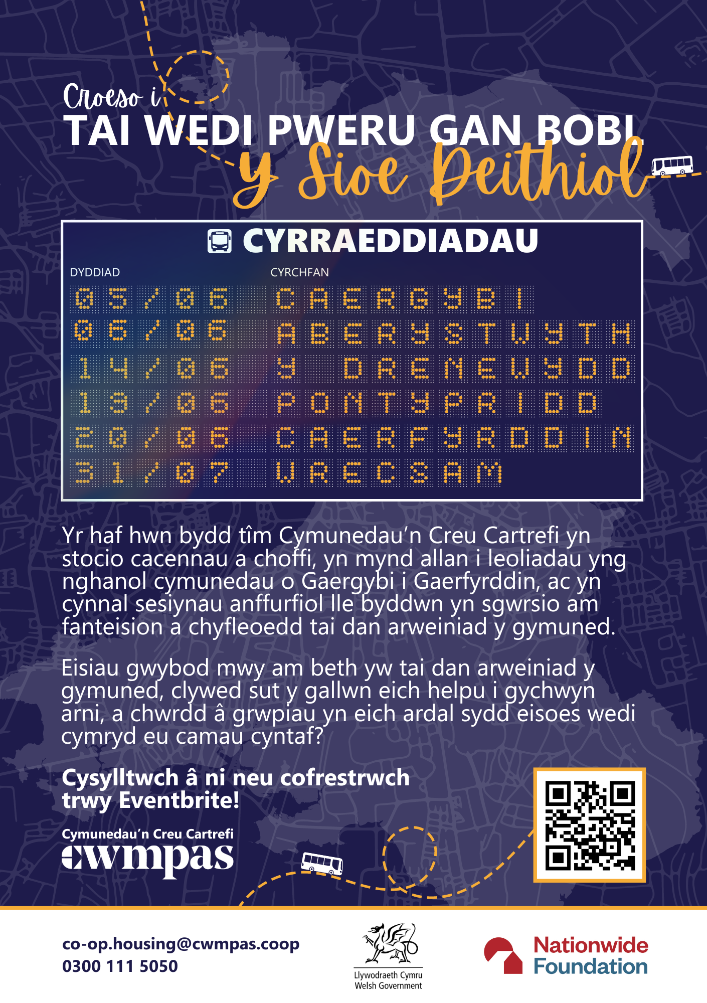 Cymunedau’n Creu Cartrefi: Sioe Deithiol yr Haf