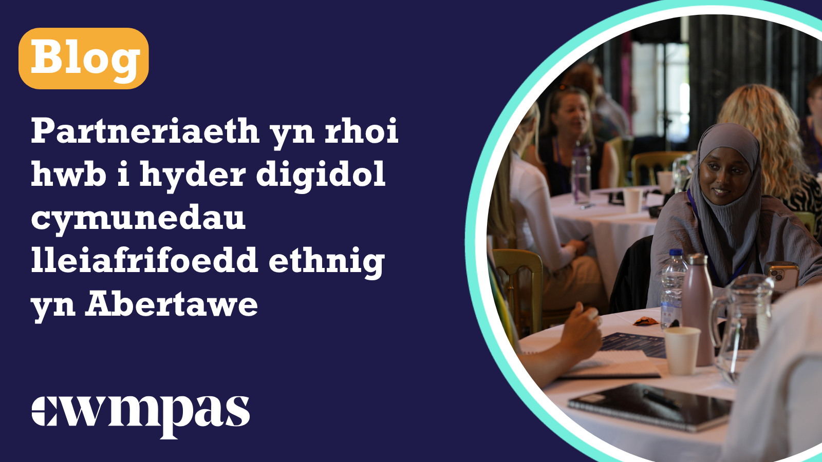 Partneriaeth yn rhoi hwb i hyder digidol  cymunedau lleiafrifoedd ethnig yn Abertawe