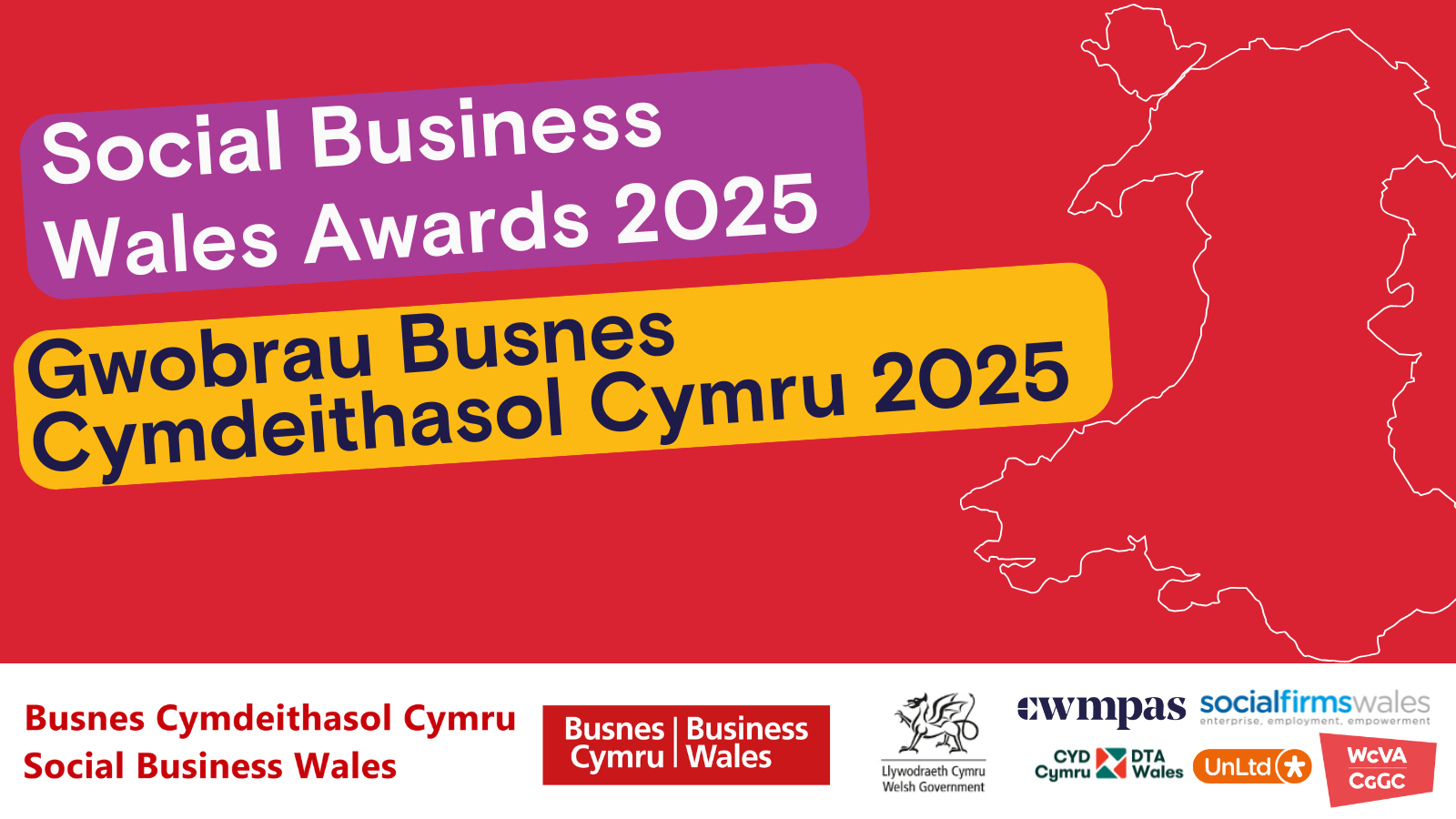 Dathlwch eich effaith – Rhowch gynnig ar Wobrau Busnes Cymdeithasol Cymru 2025