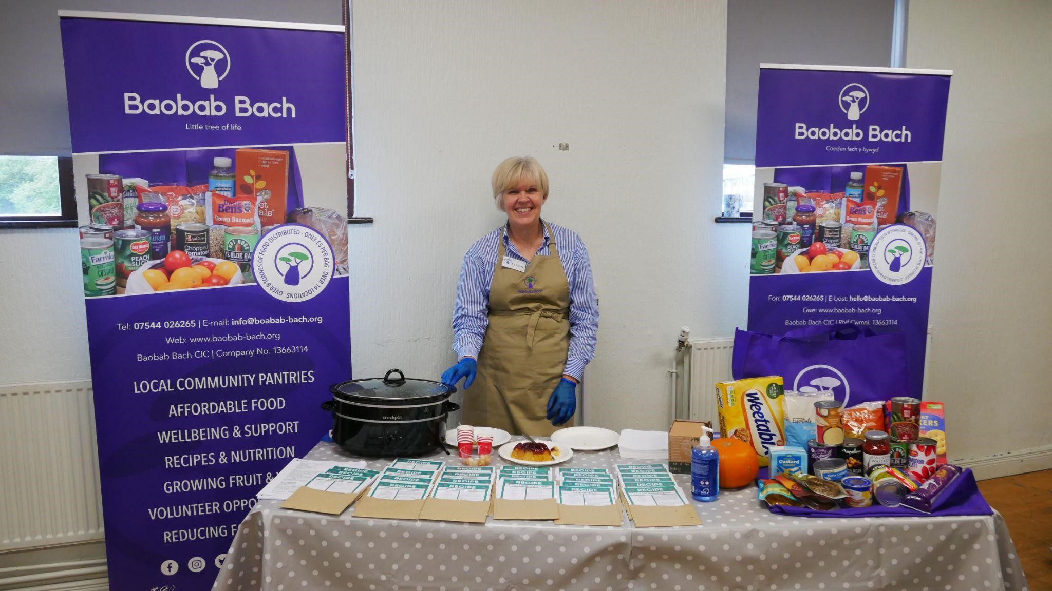 Mae elfen o ‘galon’ i fenter gymdeithasol bob amser: i Baobab Bach, bwyd fforddiadwy, noddfa a chefnogaeth yw hynny