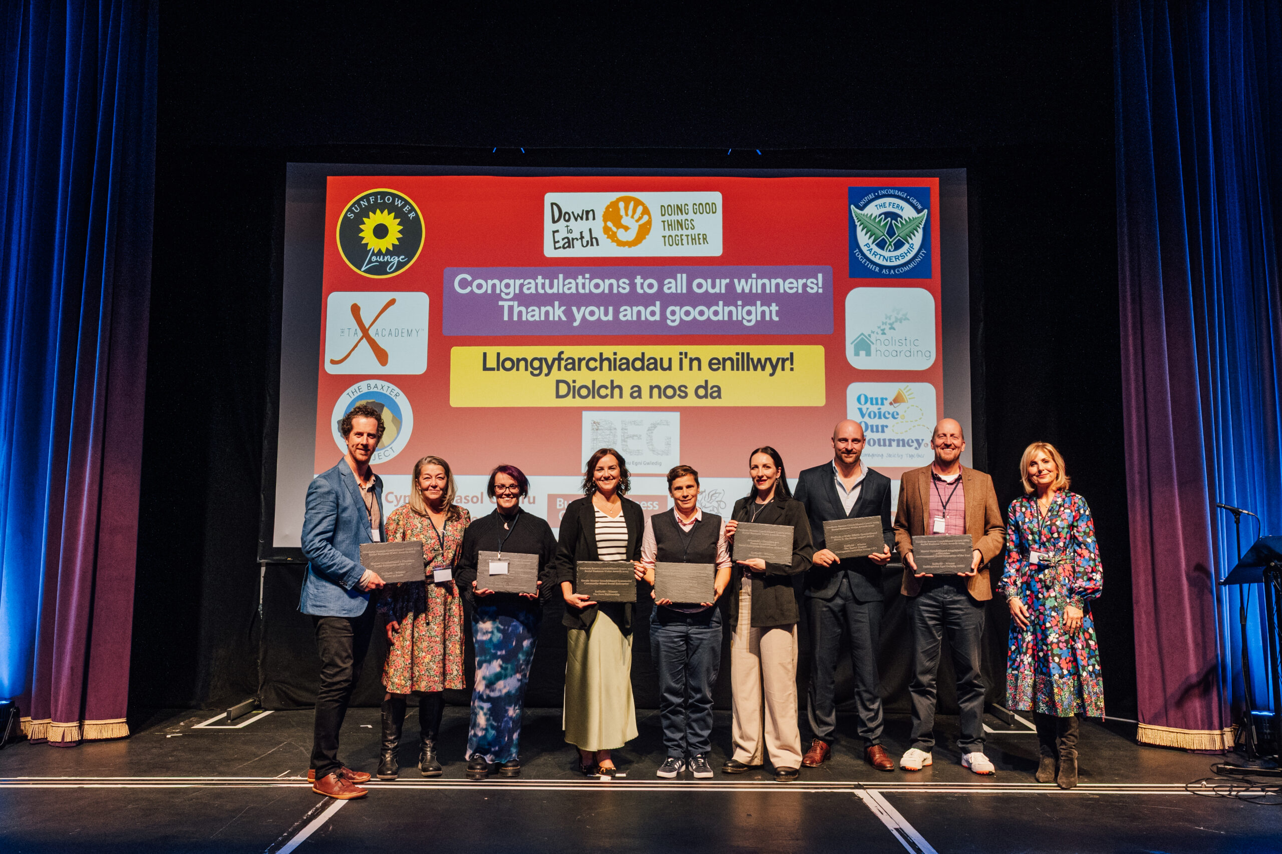 Dathlu gwerth cymdeithasol: Enillwyr Gwobrau Busnes Cymdeithasol Cymru 2025