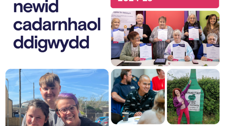 Gwneud i newid cadarnhaol ddigwydd 2024-25